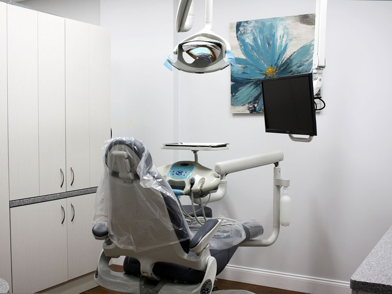 patient chair at Loudoun Family Dental